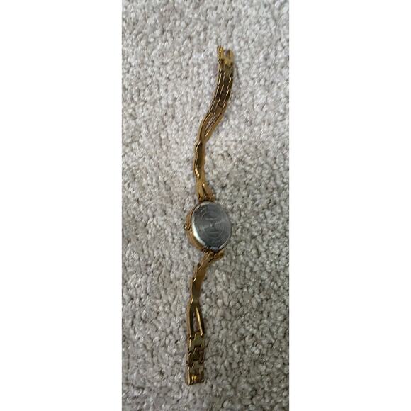 vintage Armitron Now gold watch with diamonds